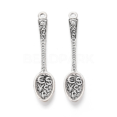 Tibetan Style Alloy Big Pendants TIBEP-T054-02AS-1