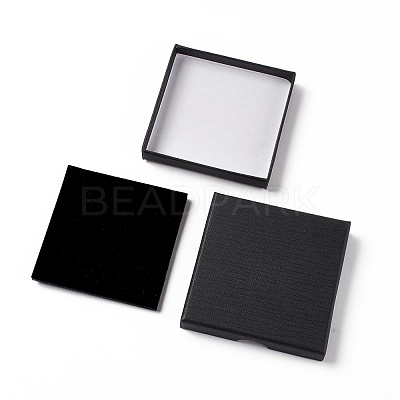 Paper with Sponge Mat Necklace Boxes OBOX-G018-01B-02-1