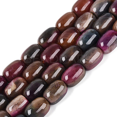 Natural Fire Crackle Agate Beads Strands G-Q606-108A-1