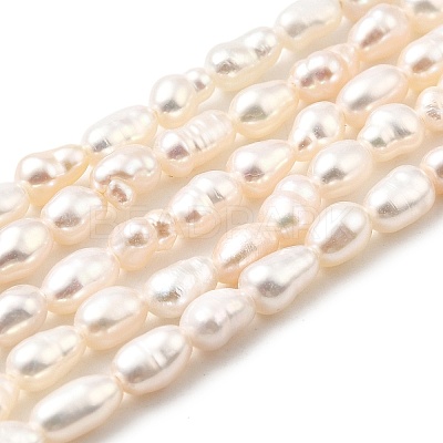 Natural Cultured Freshwater Pearl Beads Strands PEAR-I007-01J-01A-1