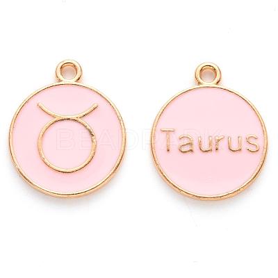 Alloy Enamel Pendants X-ENAM-S124-01A-09C-1