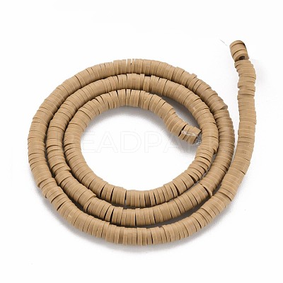 Handmade Polymer Clay Bead Strands CLAY-T002-4mm-64-1