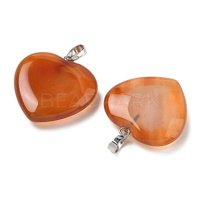 Natural Carnelian Pendants X-G-G956-B52-FF-1
