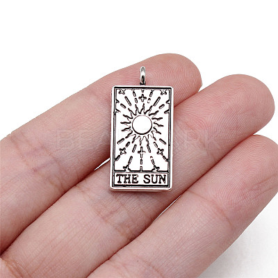 Tibetan Style Alloy Pendants X-TARO-PW0001-01B-1