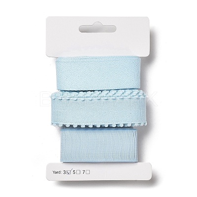 9 Yards 3 Styles Polyester Ribbon SRIB-A014-E06-1