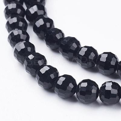 Transparent Glass Bead Strands GLAA-R095-6mm-08-1