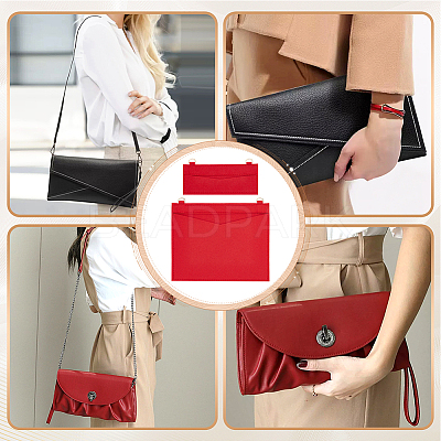 2Pcs 2 Styles Wool Felt Bag Organizer Inserts FIND-WR0007-26C-1