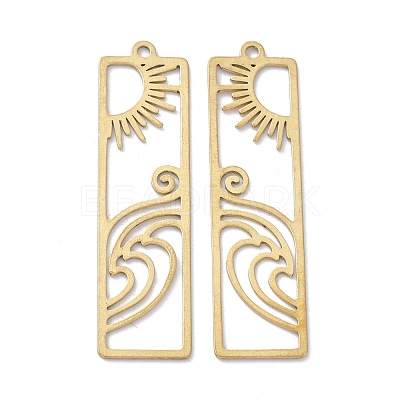 Brass Pendants KK-I010-12C-1
