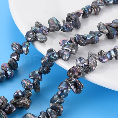 Natural Keshi Pearl Beads Strands PEAR-S021-013A-03-1