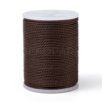 Round Waxed Polyester Cord YC-G006-01-1.0mm-36-1