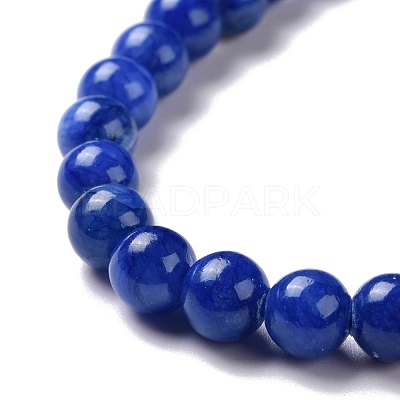 Natural Mashan Jade Round Beads Strands G-D263-4mm-XS09-1