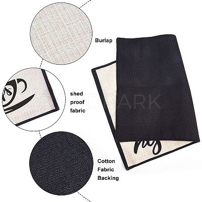 Coffee Theme Diablement Fort Cup Mats AJEW-WH0201-005-1