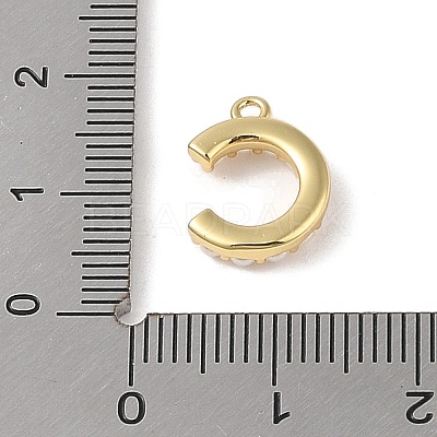 Plastic Imitation Pearl Pendants KK-P230-17G-C-1