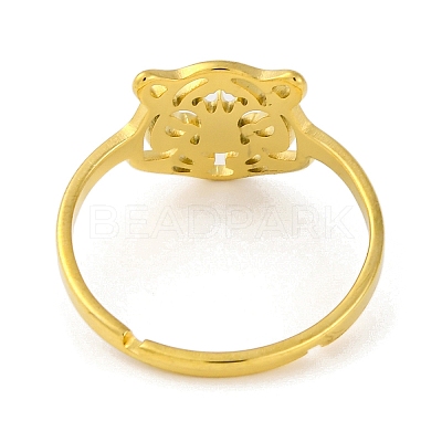 201 Stainless Steel Adjustable Ring for Women RJEW-D082-01E-1