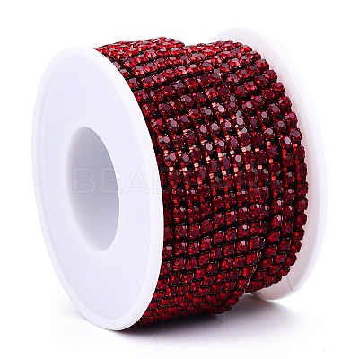 Electrophoresis Iron Rhinestone Strass Chains CHC-Q009-SS6.5-B21-1