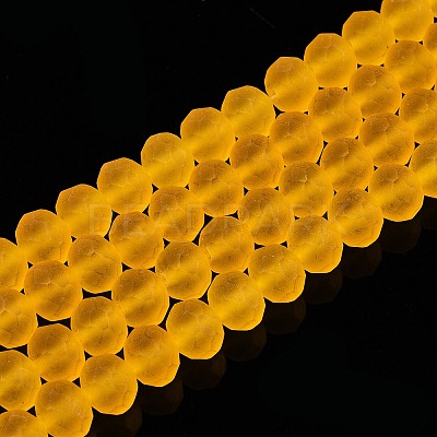 Transparent Glass Beads Strands X-EGLA-A044-T8mm-MD05-1