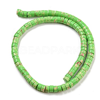 Synthetic Imperial Jasper Dyed Beads Strands G-D077-D01-01F-1