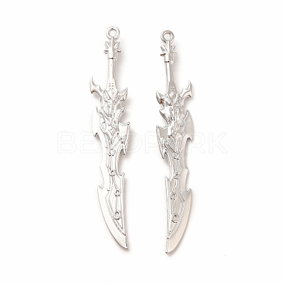 Rack Plating Alloy Big Pendants X-PALLOY-E025-30P-1
