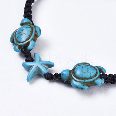 Nylon Thread Braided Bracelets BJEW-JB04344-1