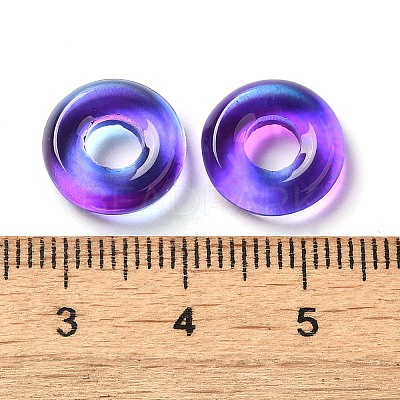 Transparent Glass European Beads GLAA-A012-03D-1