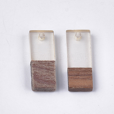 Resin & Walnut Wood Pendants RESI-S358-79M-1