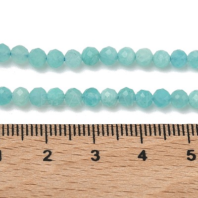 Natural Amazonite Beads Strands G-B168-A13-4mm-1