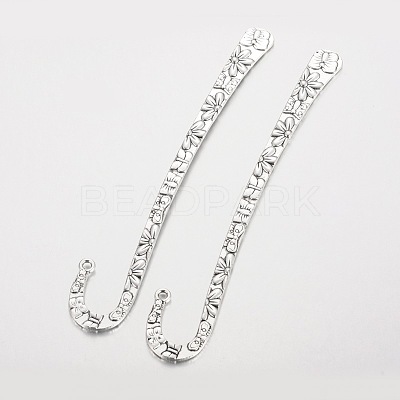 Tibetan Style Alloy Bookmark Findings PALLOY-K110-18AS-RS-1