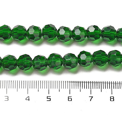 Transparent Glass Beads LS-EGLA-A035-T8mm-D10-1