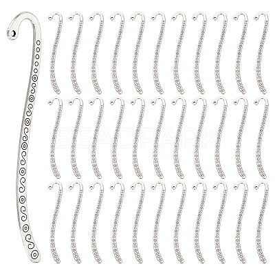 40Pcs Tibetan Style Alloy Bookmarks FIND-ME0002-21-1