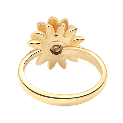 Daisy Rotatable Finger Ring for Women PW-WGB93E2-01-1
