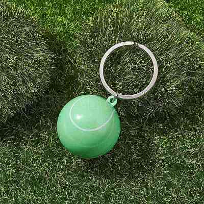 ABS Plastic Sports Ball Theme Pendants Keychains KEYC-JKC00659-01-1