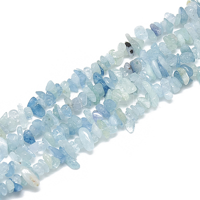 Natural Aquamarine Beads Strands G-S315-21-1