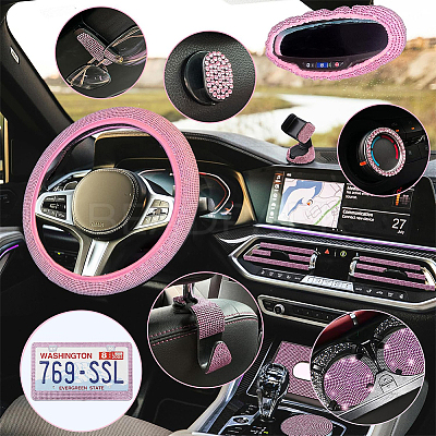 Rhinestones Sparkly Car Accessories DIY-AR0005-29-1