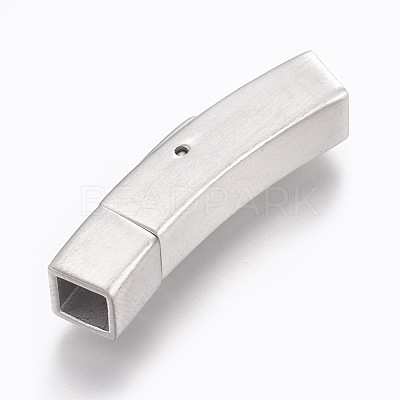304 Stainless Steel Bayonet Clasps STAS-O114-046MP-B-1