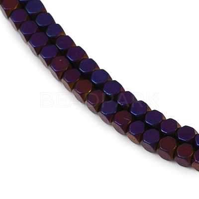 Electroplate Non-magnetic Synthetic Hematite Beads Strands G-I175-09E-1
