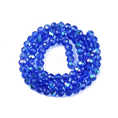Electroplate Glass Beads Strands LS-EGLA-A044-T6mm-L31-1