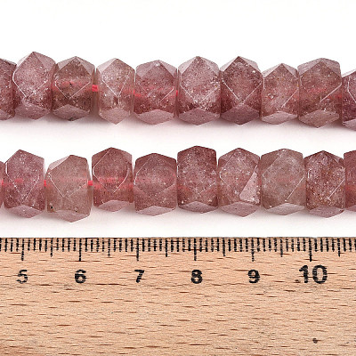 Natural Strawberry Quartz Beads Strands G-N347-09A-04-1
