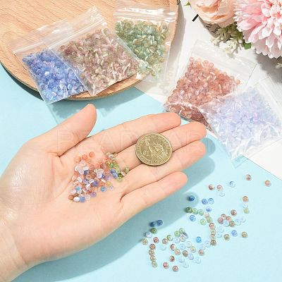 438Pcs Imitation Cat Eye Glass Seed Beads SEED-FS0001-47E-1
