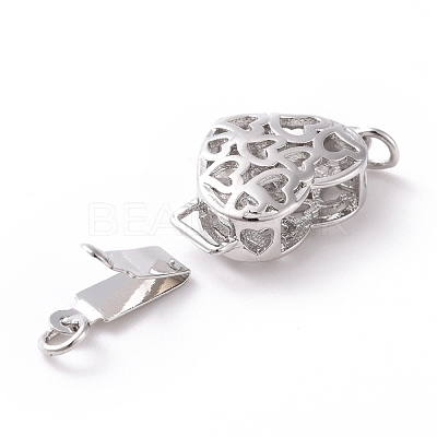 Brass Box Clasps KK-G427-10P-1