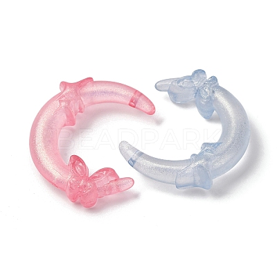 Luminous Transparent Acrylic Beads X-LACR-S001-10-1