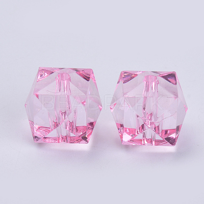 Transparent Acrylic Beads TACR-Q259-10mm-V03-1