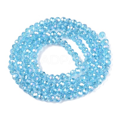 Electroplate Glass Beads Strands LS-EGLA-A044-T2mm-B08-1