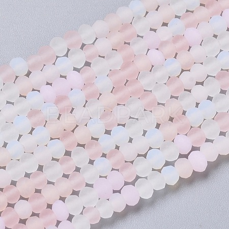 Faceted Glass Beads Strands GLAA-F106-B-F11-1