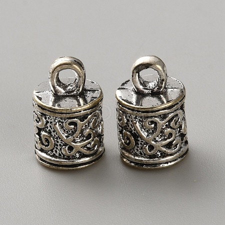 Tibetan Style Alloy Cord Ends FIND-WH20023-031AS-06-1