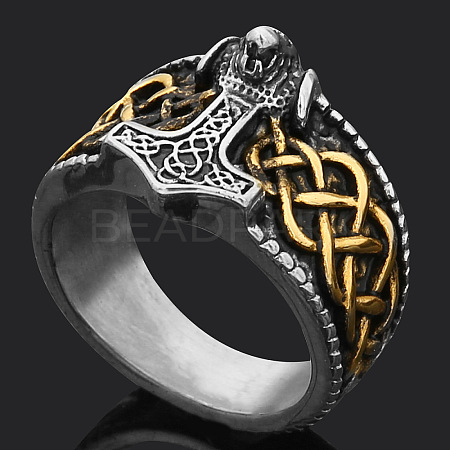 Viking 304 Stainless Steel Finger Rings for Men FS-WGB3F16-19-1