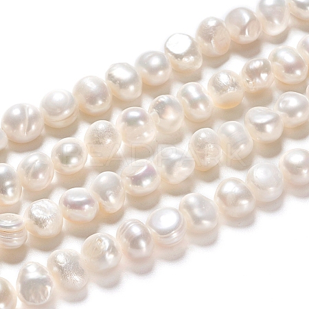 Natural Cultured Freshwater Pearl Beads Strands X-PEAR-I004-08A-1