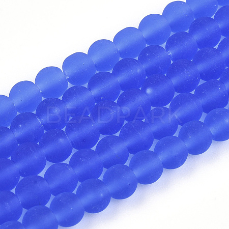 Transparent Glass Beads Strands GLAA-T032-T4mm-MD04-1