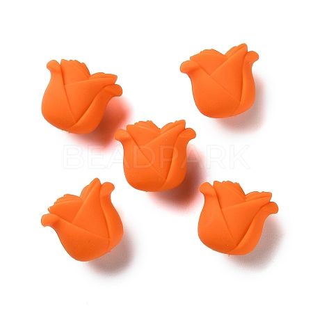 Rose Shape Silicone Beads SIL-S011-02C-1