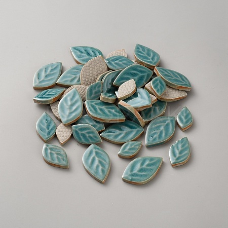 Mosaic Tiles Ceramics Cabochons DIY-WH0627-01-1