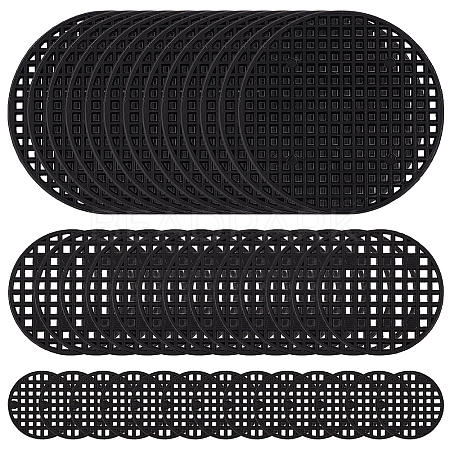 180Pcs 3 Styles Plastic Planter Flower Pot Hole Mesh Pad FIND-GO0002-79-1